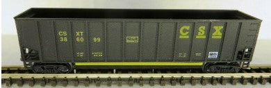 Deluxe Innovations 386099 N Scale CSX Johnstown Twin Tub Coalporter Coal Gondola