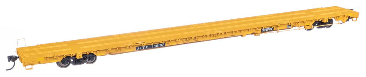 Walthers 920-104602 HO JTTX RTR 89' Greenbrier 110-Ton Flatcar #136197