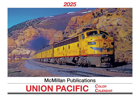 McMillan Publishing UP25 2025 Union Pacific Color Calendar