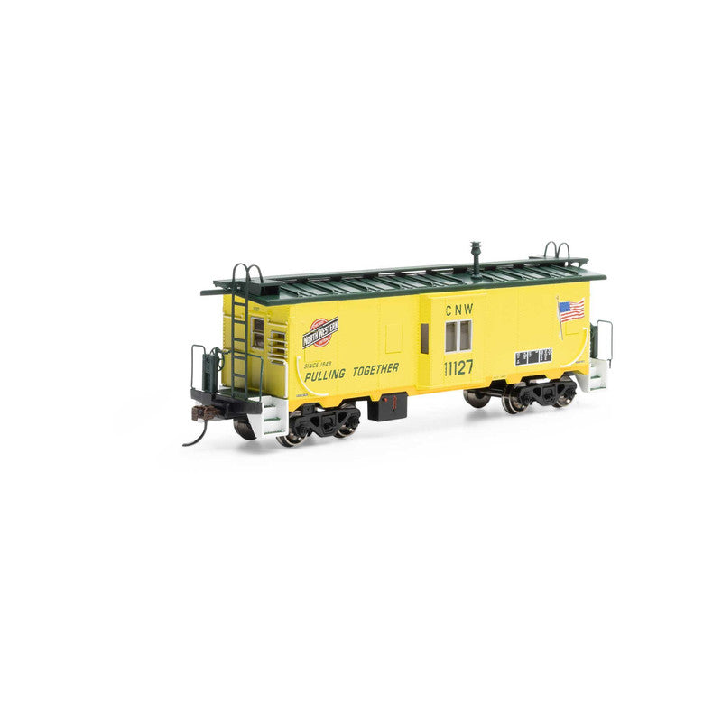 Athearn 90323 HO Chicago and North Western Bay Window Caboose #11127