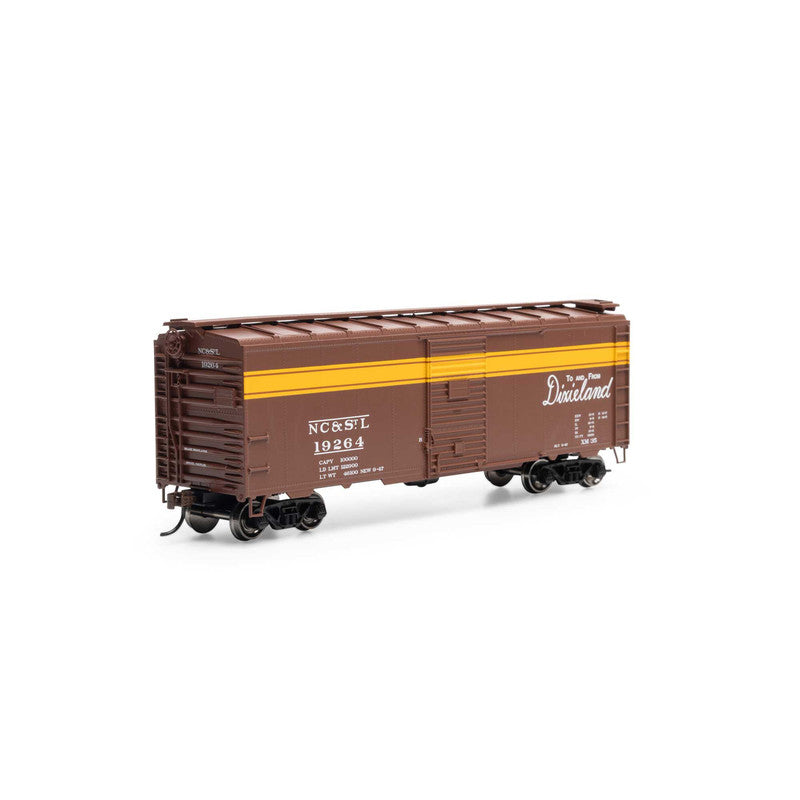 Athearn 75341 HO NC&STL 40' Youngstown Door Box Car #19264