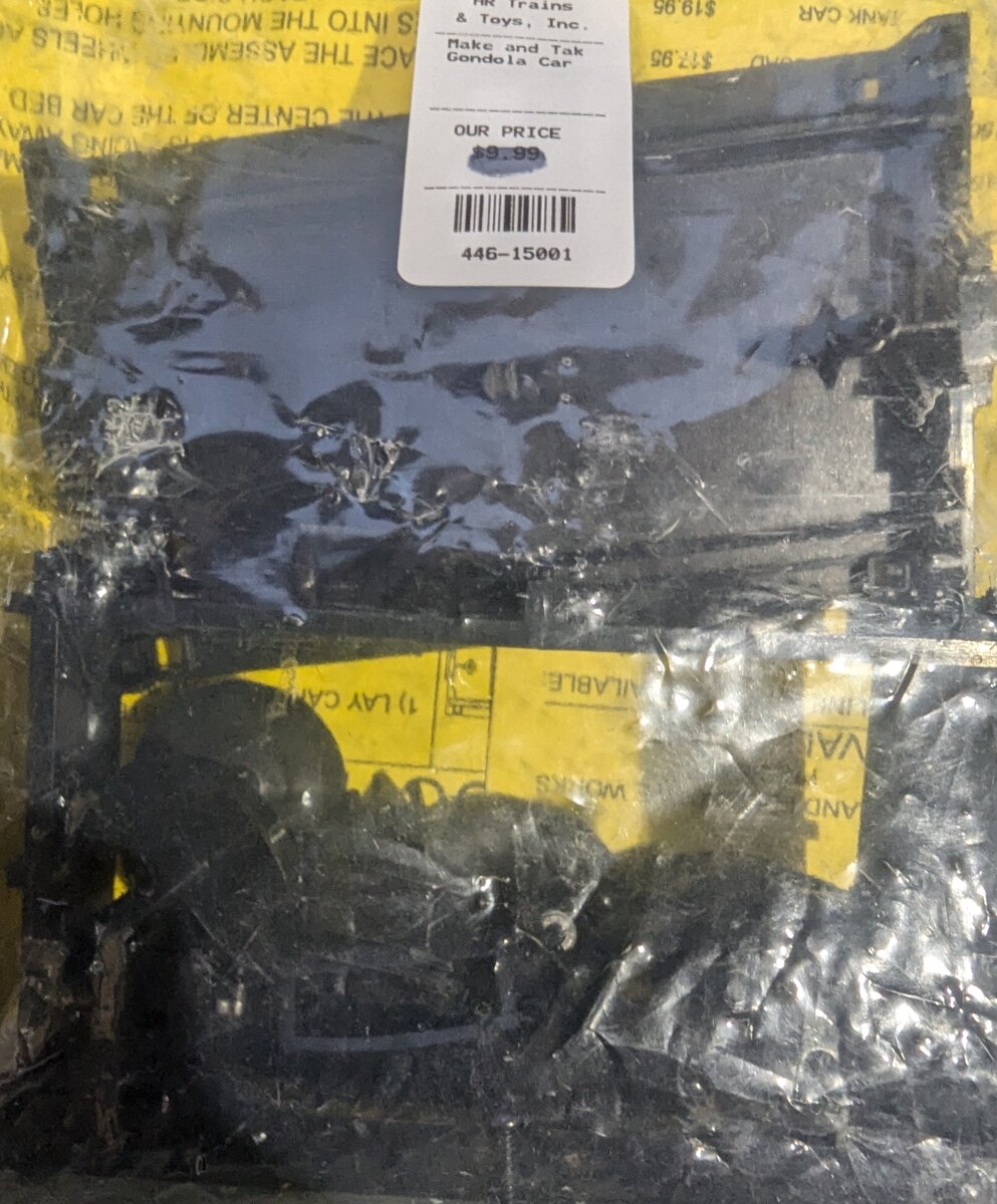 Hartland 15001 G Scale Make & Take Gondola Car Kit