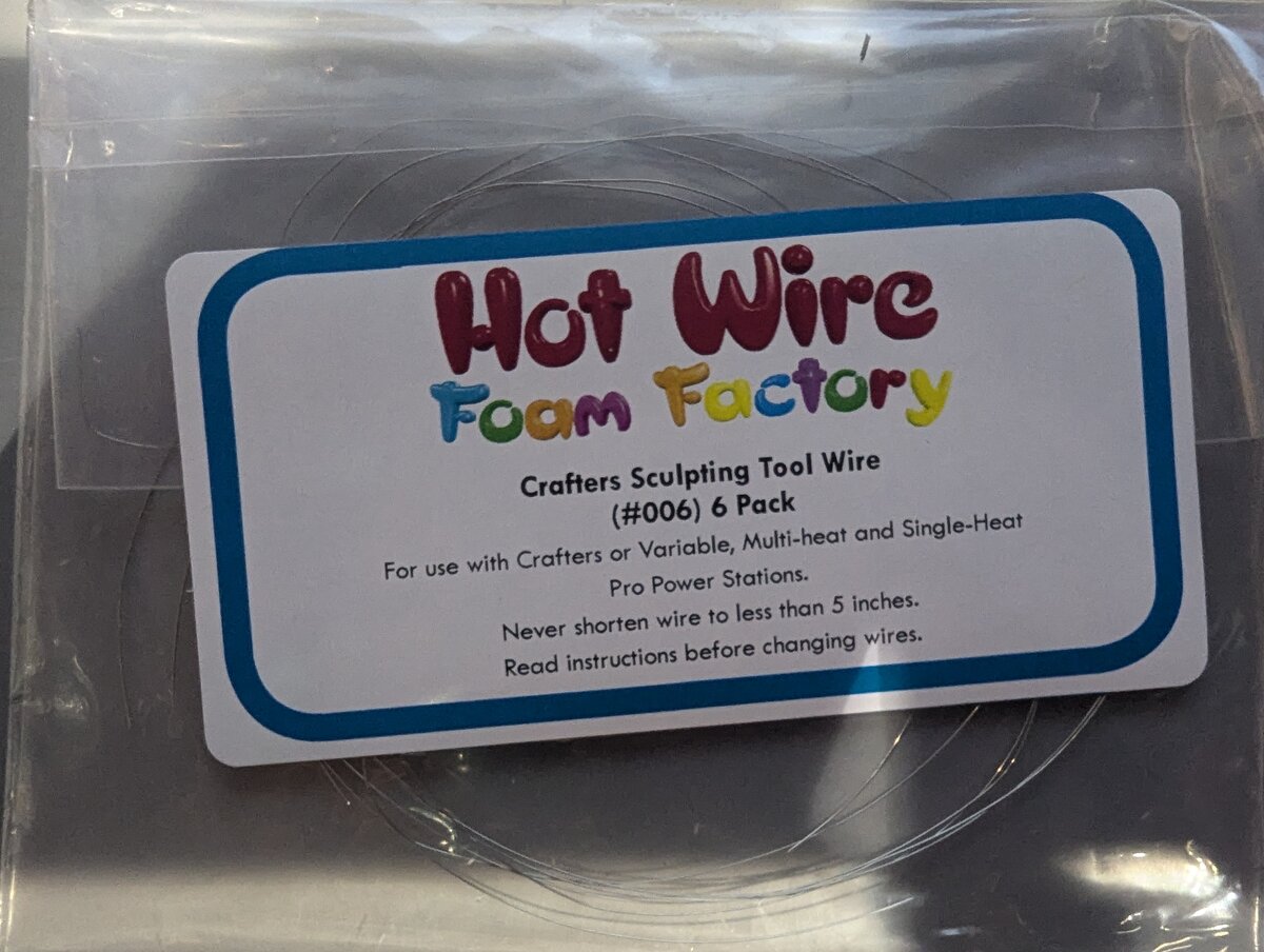 Hot Wire Foam Factory 006 Crafters Sculpting Tool Wire (6 Pack)