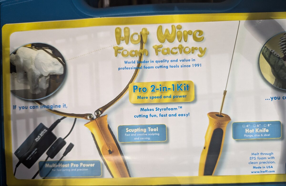 Hot Wire Foam Factory K43 Pro 2-in-1 Kit: Pro Power, Sculpting Tool,& Hot Knife