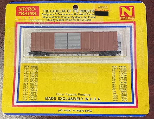 Micro-Trains 30000 N 50' Undecorated Rib Side Boxcar
