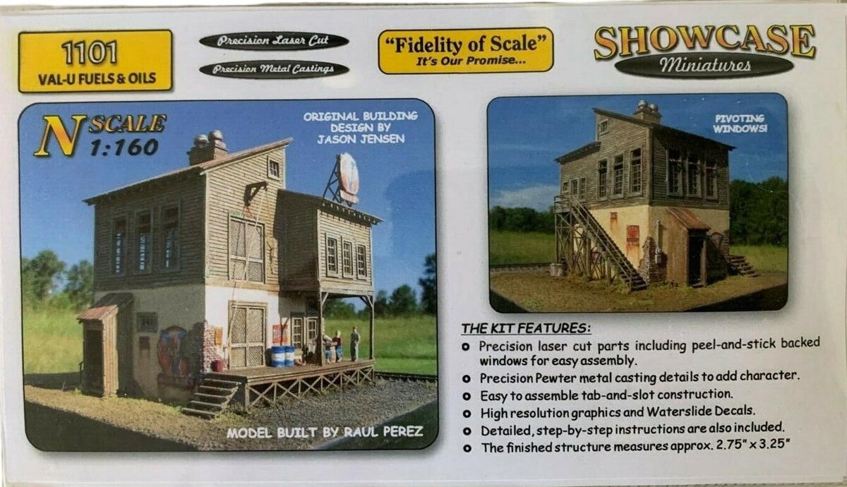 Showcase Miniatures 1101 N Val-U Fuels & Oils Building Kit