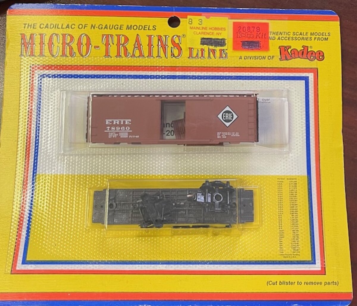 Kadee 081684-1 N Micro-Trains Line Erie Boxcar Kit