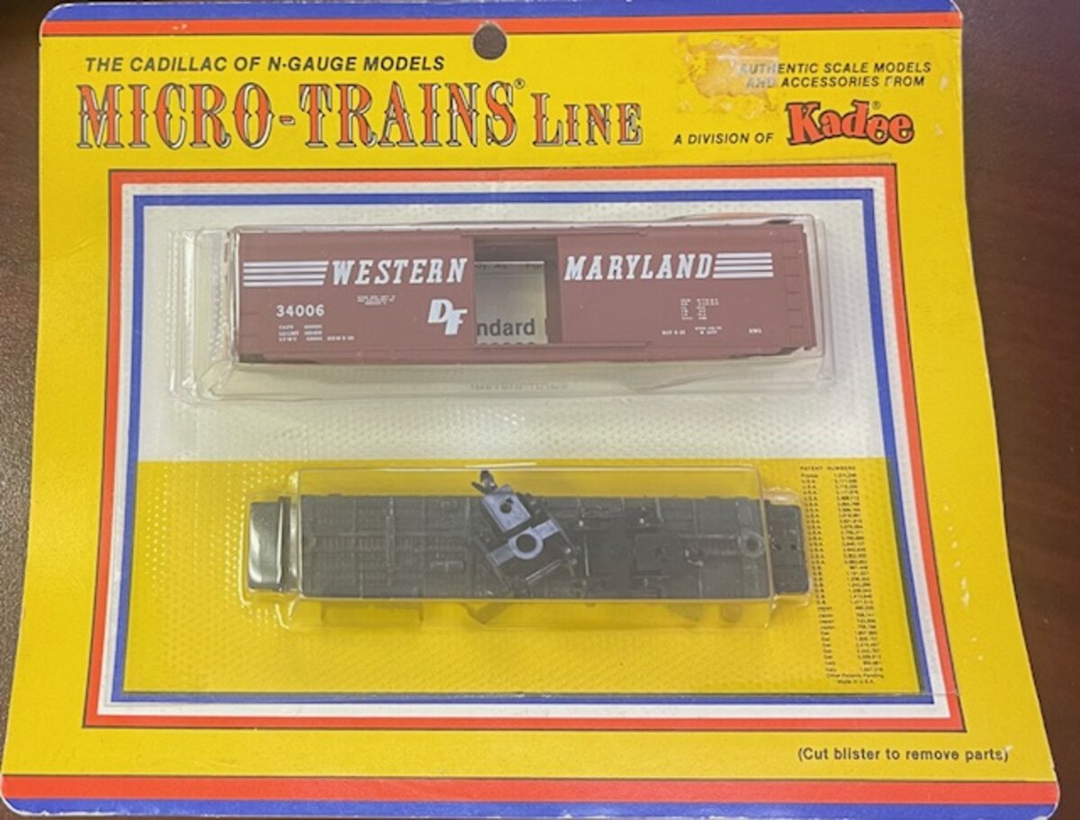 Kadee 081684-1 N Micro-Trains Line Western Maryland Boxcar Kit