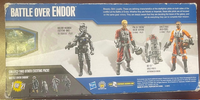 Hasbro 21452 Star Wars Battle Over ENDOR 2 of 2 (Pack of 4)
