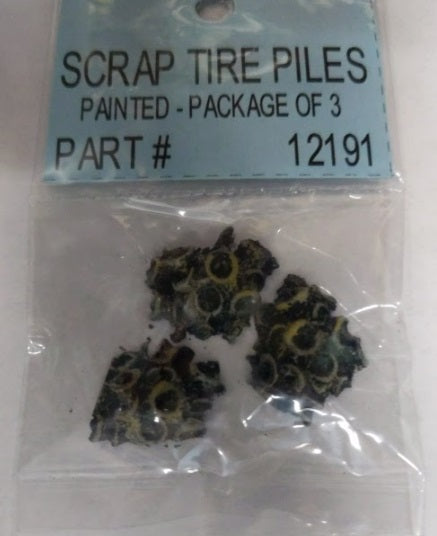 Haybros 12191 Scrap Tire Piles Painted (Set of 3)