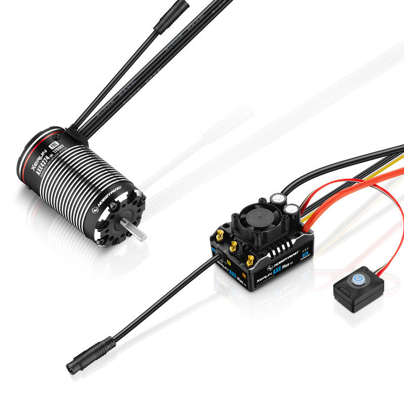 HobbyWing 38020384 1700kV Xerun AXE Plus R3 Sensored BL Combo with 4274SD Motor
