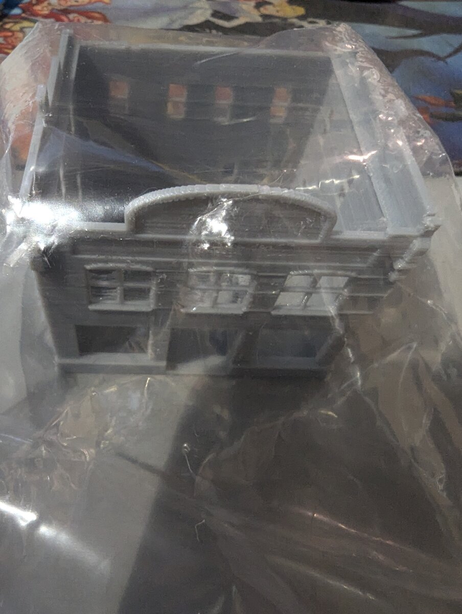 CrutchForm Z205R Z Scale 3D Printed Retail Store Building Structure