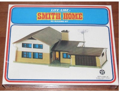 Life Like 01358 HO Scale Smith House Building KIt
