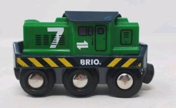 Brio World 33214 Wooden Freight Battery Engine