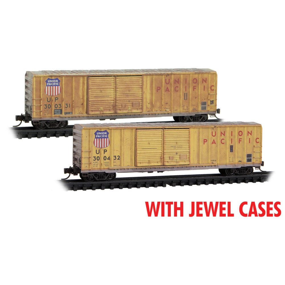 Micro-Trains 98305078 N UP Weathered Double-Door 50' Boxcar
