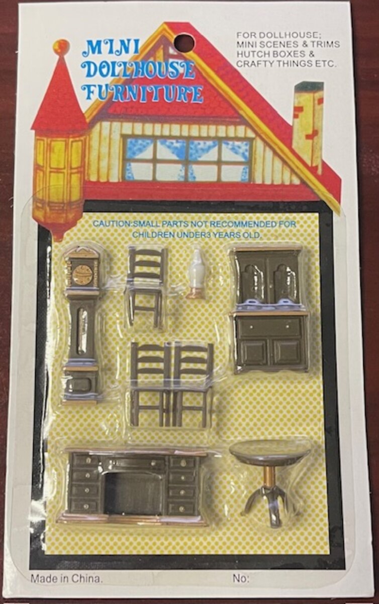 Mini Dollhouse Furniture G1453 Dinning Room Set