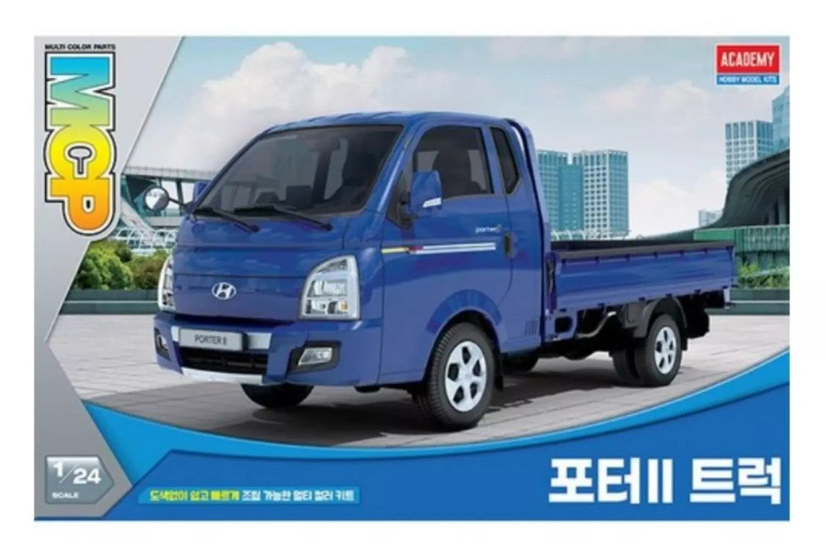 Academy 15144 1:24 Hyundai Porter II Cargo Truck Plastic Model Kit