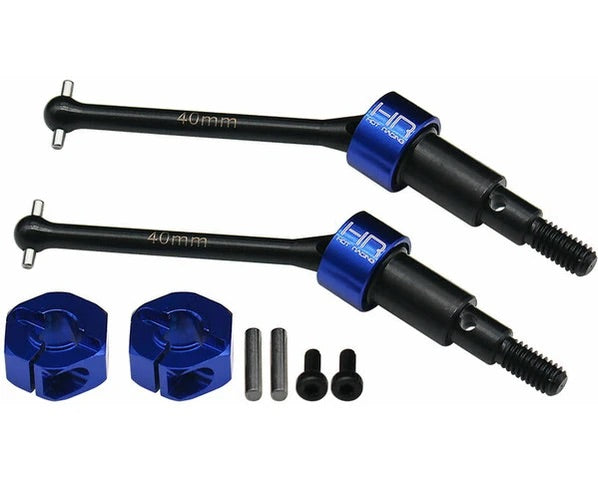 Hot Racing GRM288NR Steel Rear CVD Axles Drive Shafts Set B