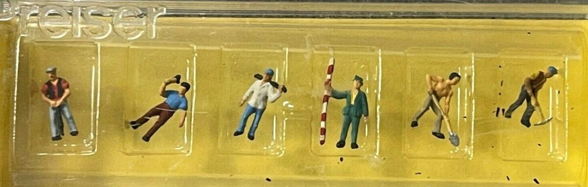 Preiser 8514 Z Scale Working Crew (Set of 6)