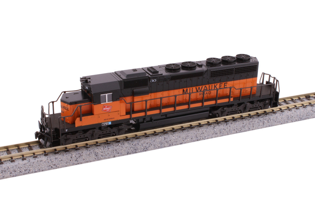 Kato 176-4824 N MILW EMD SD40-2 Diesel Locomotive Standard DC #30