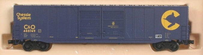 Atlas 48879 N Scale ACF 60' Chessie Sytem Double Door Box Car