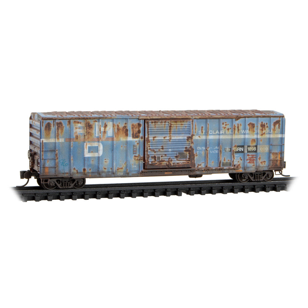 Micro-Trains 02544366 N SRN 50' Rib Side Single Door Boxcar w/o Roofwalk #1898