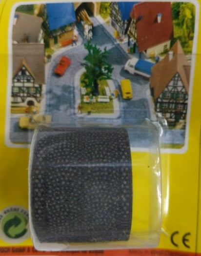 Noch 44070 Z Scale Dark Gray Flexible Cobbled Roadway 1 m. Lenght