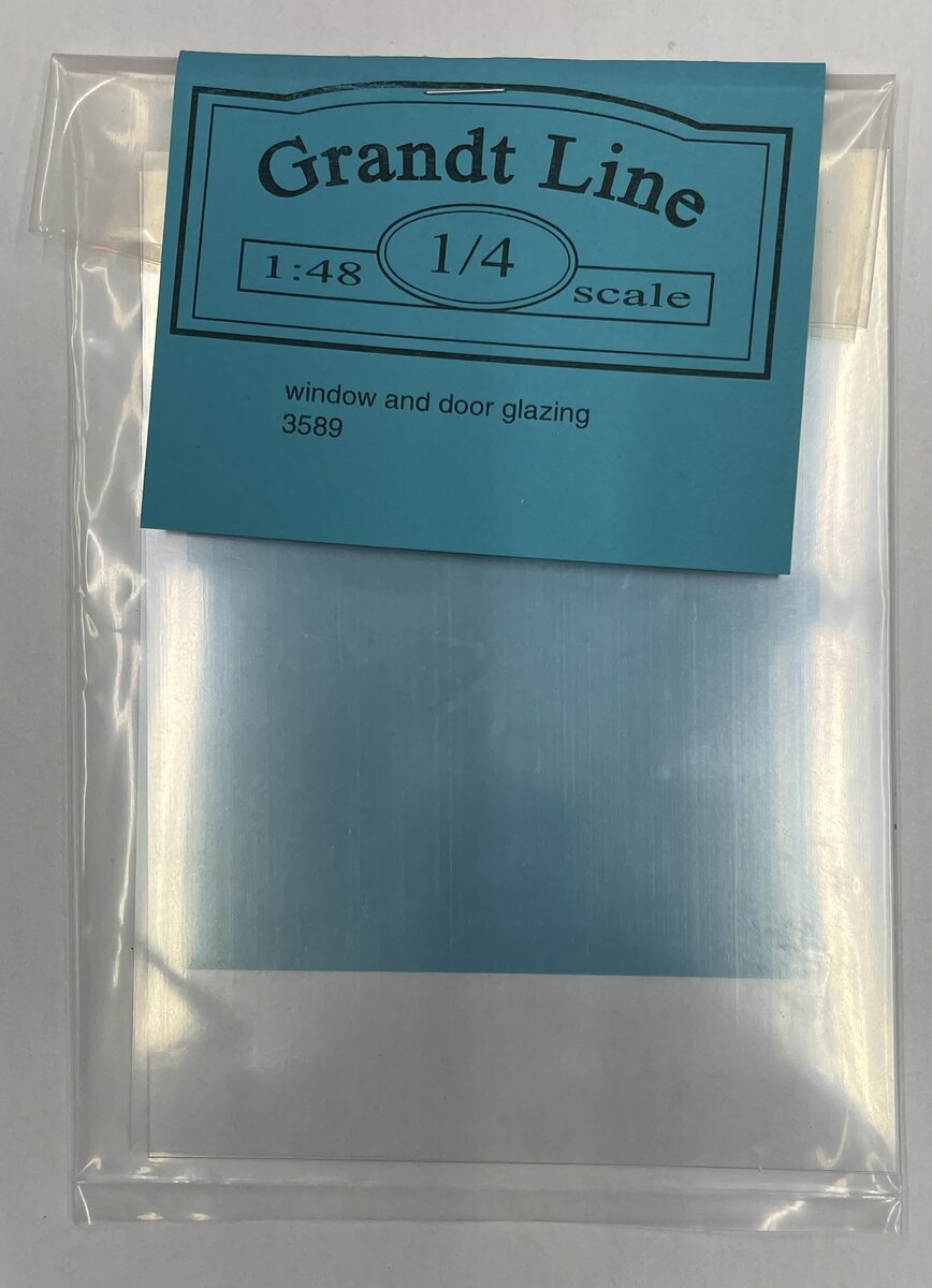 Grandt Line 3589 1:48 Scale Clear Window and Door Glazing
