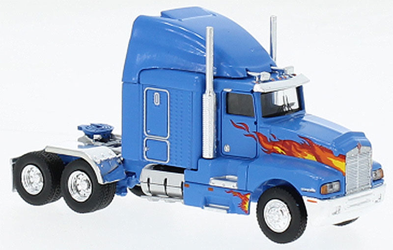 Brekina Automodelle 85934 HO Blue 1984 Kenworth T600 Sleeper-Cab Tractor Only