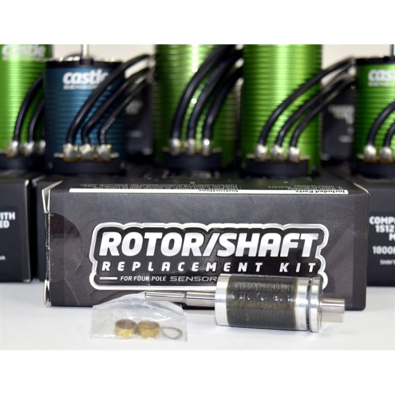 Castle Creations 011-0166-00 1515-2200kV V2 Rotor/Shaft Replacement Kit