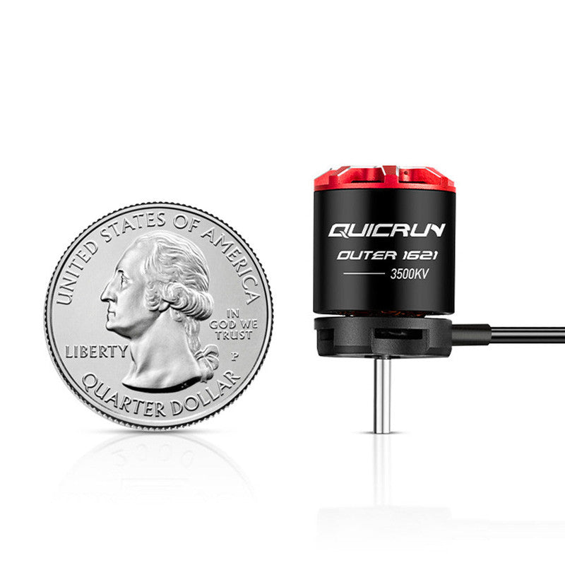 HobbyWing 30404850 3500Kv Quicrun Outer 1621SL Brushless Motor