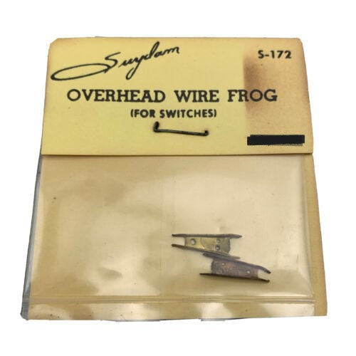 Suydam S-172 HO Overhead Wire Frog (for Switches) - Pair of 2
