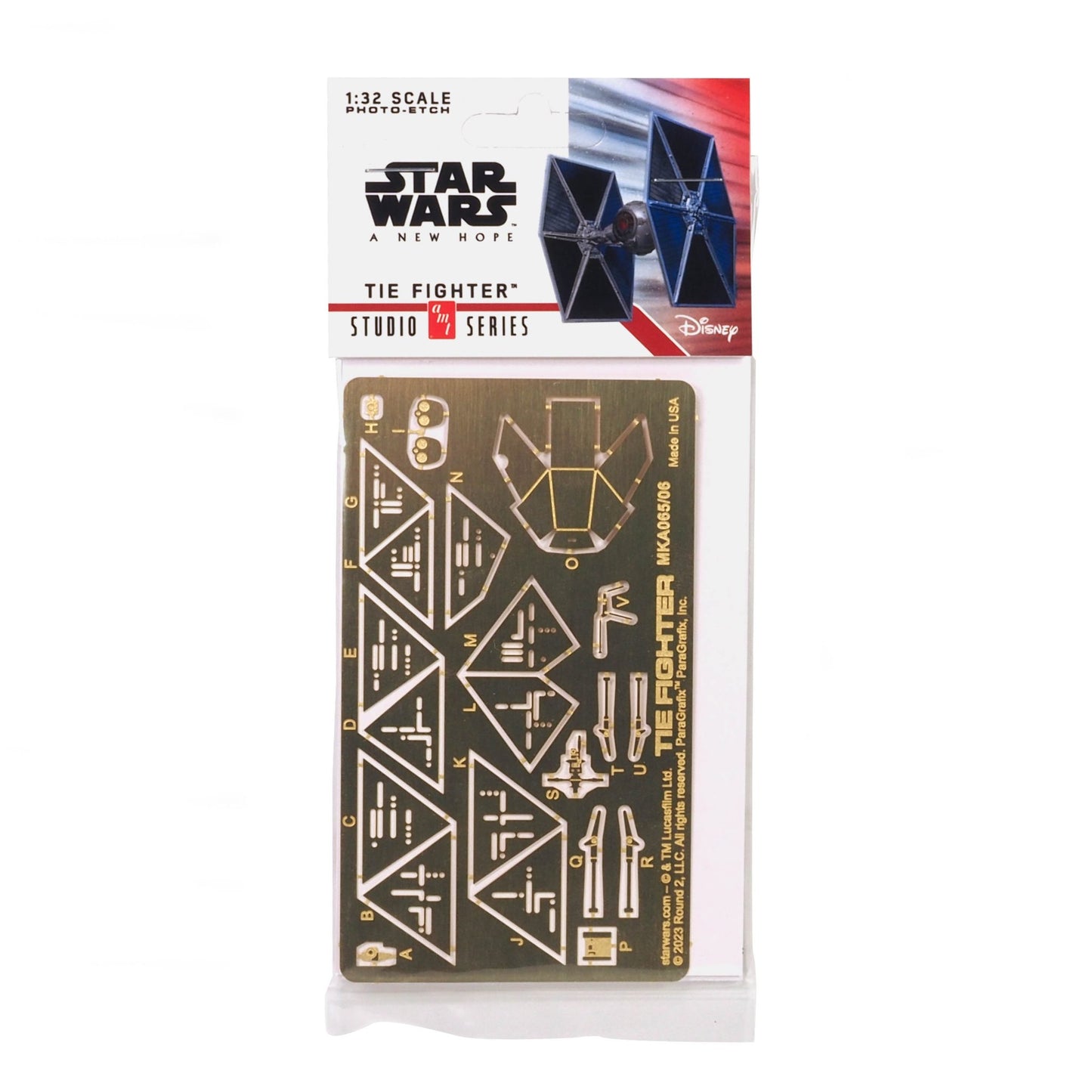 AMT MKA065 1:32 Star Wars: A New Hope Tie Fighter Photoetch Set