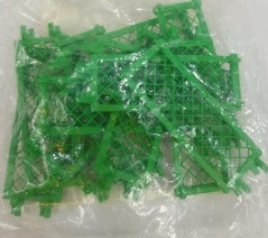 PlayMobil 7202 Plastic Green Chain Link Fence Building Kit