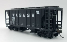 Roundhouse 4924 HO Bev-Bel Corp Wabash 2-Bay Covered Hopper #30334 Car Kit