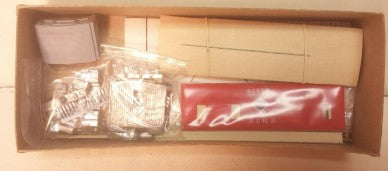 Ye Olde Huff N Puff 317 HO Erie Silver Streak Truss Rod Caboose Kit