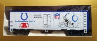 Mantua 2406 HO NFL Super Bowl Indianapolis Colts 40'' Reefer Car Train