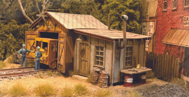 Bar Mills 0362 HO Handcar Shed at Cranberry Yard Building Kit