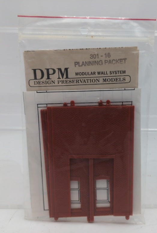 DPM 301-16 HO Scale Modular Wall System Planning Packet