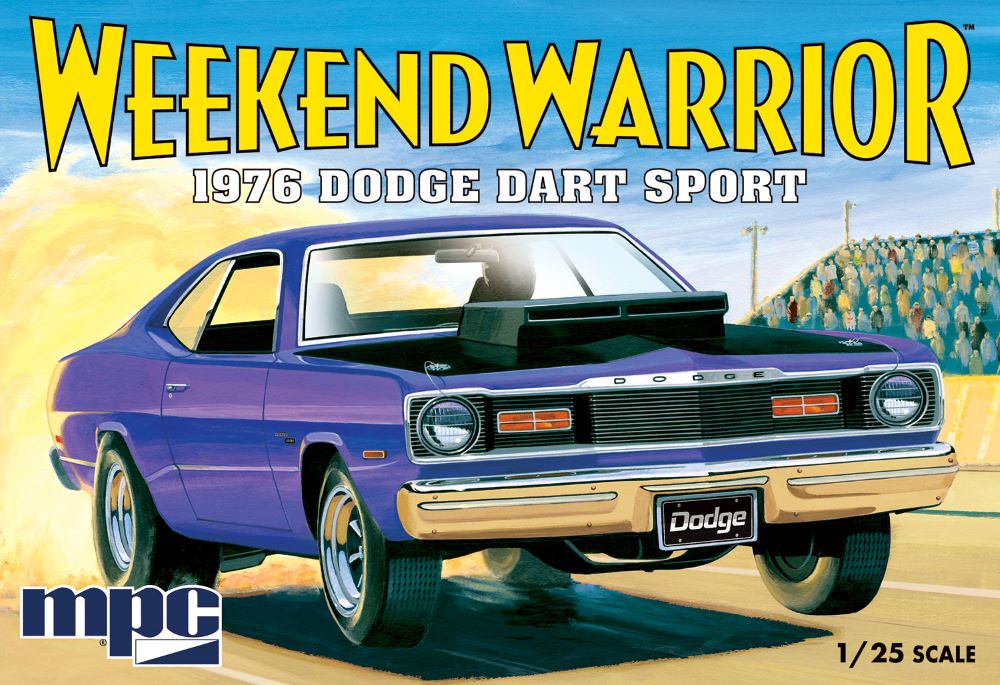 MPC 1019 1:25 Weekend Warrior 1976 Dodge Dart Sport Car Plastic Model Kit