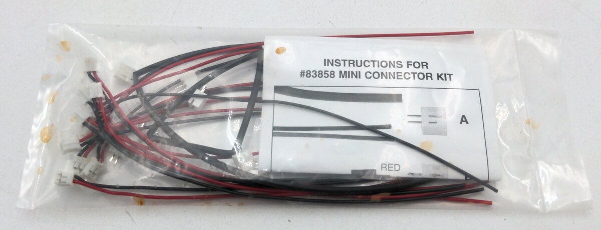 Micro-Mark 83858 Red & Black Mini Connector Kit (Pack of 10)
