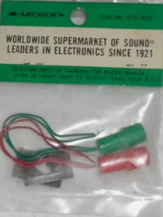 Archer 272-322 12 Volt Pilot Lights 1 Green 1 Red