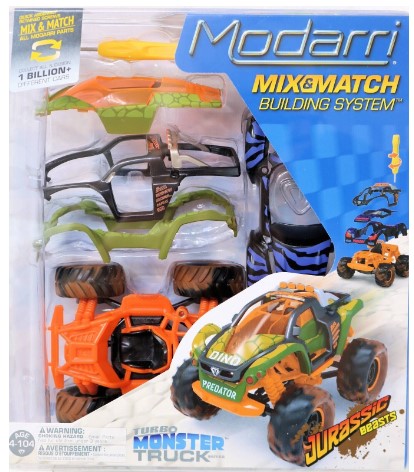 Modarri 1716-01 Mix & Match Turbo Monster Truck Plastic Building Kit
