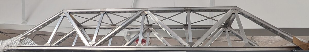 Bridgewerks G Scale Aluminum Overhead Pass Bridge 79" x 14" x 11"
