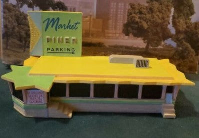 Lefton's 01179 HO Great American Diners Series "The Market Diner"