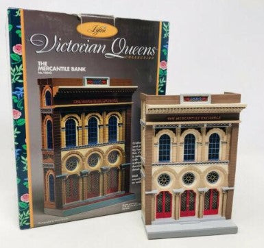 Lefton 10543 HO Scale Victorian Queens Collection "The Mercantile Bank"