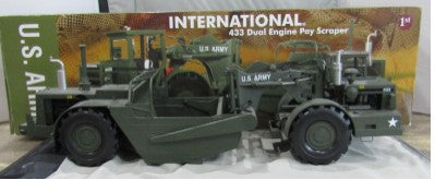 First Gear 79-0185 1:25 US Army International 433 Dual Engine Pay Scraper
