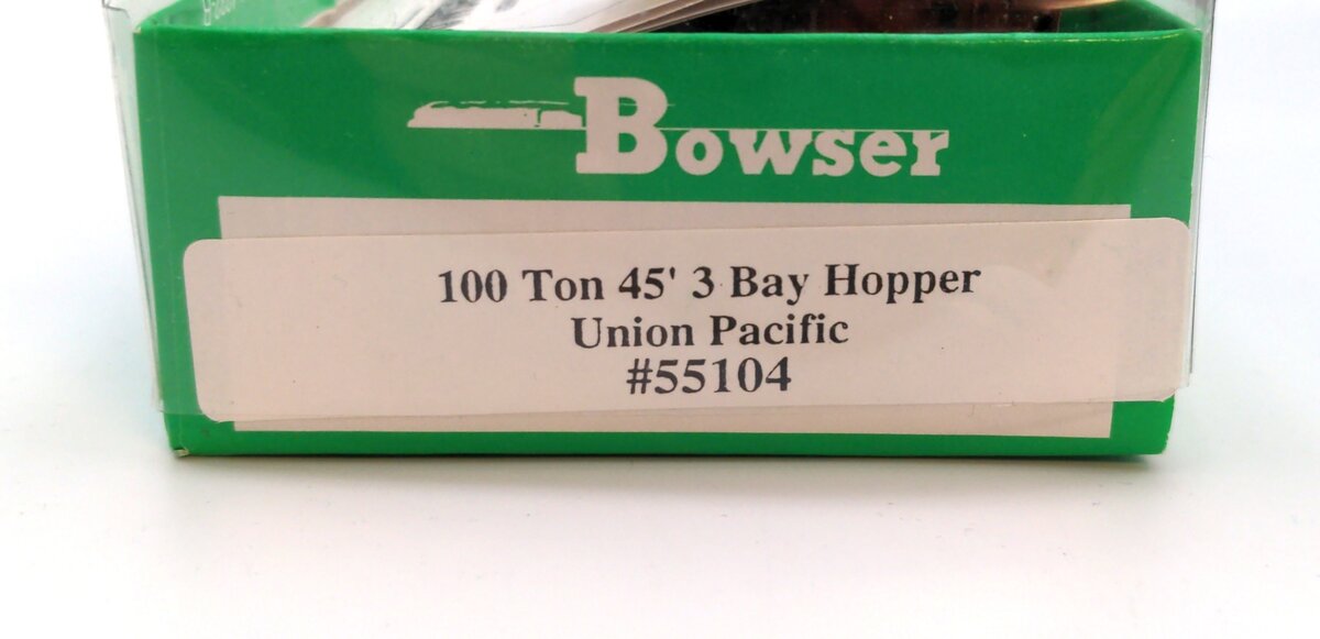 Bowser 55104 HO Union Pacific 100 Ton 45' 3 Bay Hopper #36453