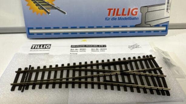 Tillig 85321 HO Scale EW2 15 Degree Right Hand Switch / Turnout