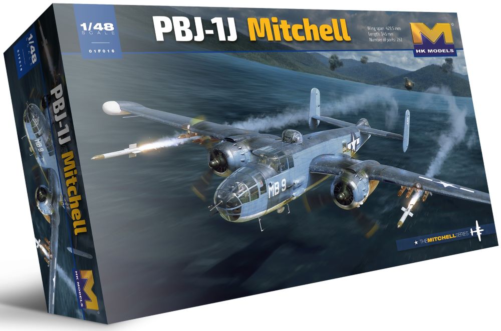 HK Models 01F016 1:48 B-25 PBJ-J1 Bomber Aircraft Plastic Model Kit